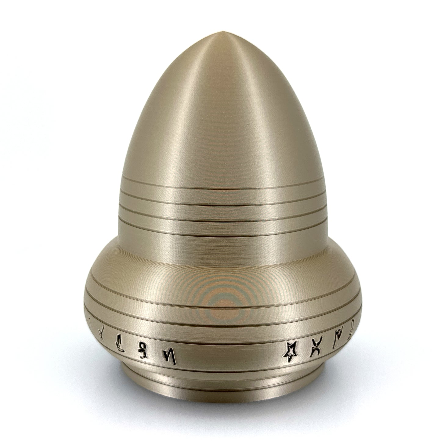 Kecksburg Acron UFO Incident Inspired 3D Printed Model Replica in Iridium Gold Metallic - 4 Sizes Available - UFO Collectible