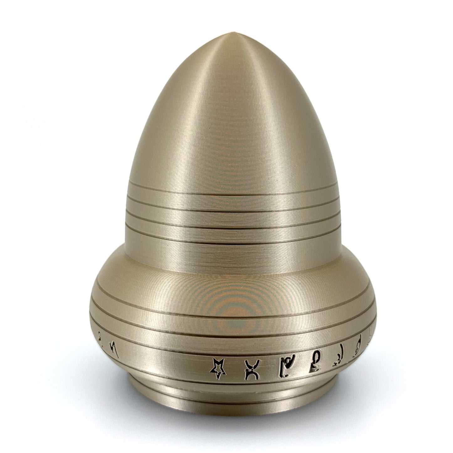 Kecksburg Acron UFO Incident Inspired 3D Printed Model Replica in Iridium Gold Metallic - 4 Sizes Available - UFO Collectible