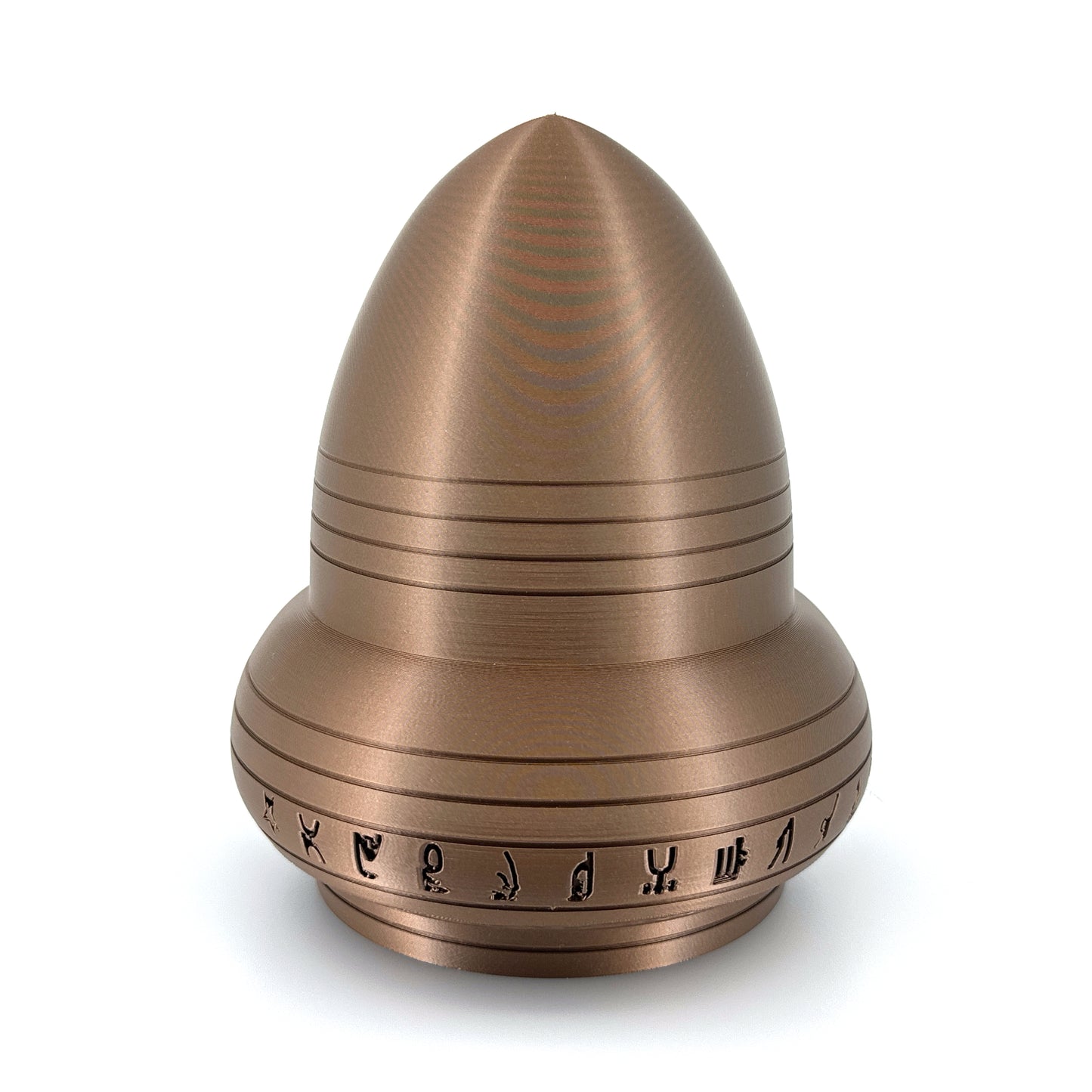 Kecksburg Acron UFO Incident Inspired 3D Printed Model Replica in Iridium Gold Metallic - 4 Sizes Available - UFO Collectible