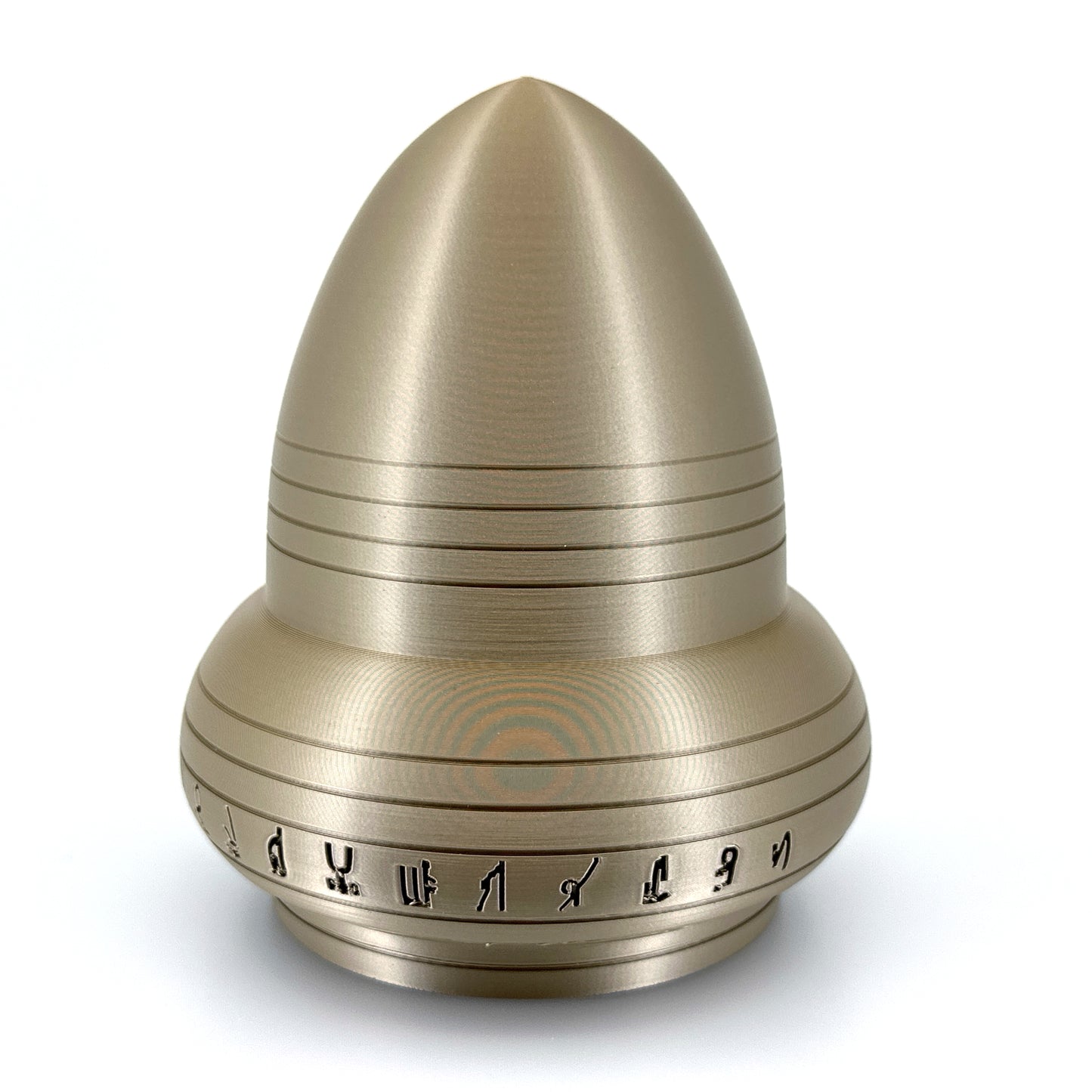 Kecksburg Acron UFO Incident Inspired 3D Printed Model Replica in Iridium Gold Metallic - 4 Sizes Available - UFO Collectible