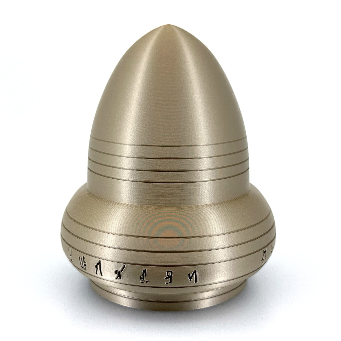 Kecksburg Acron UFO Incident Inspired 3D Printed Model Replica in Iridium Gold Metallic - 4 Sizes Available - UFO Collectible
