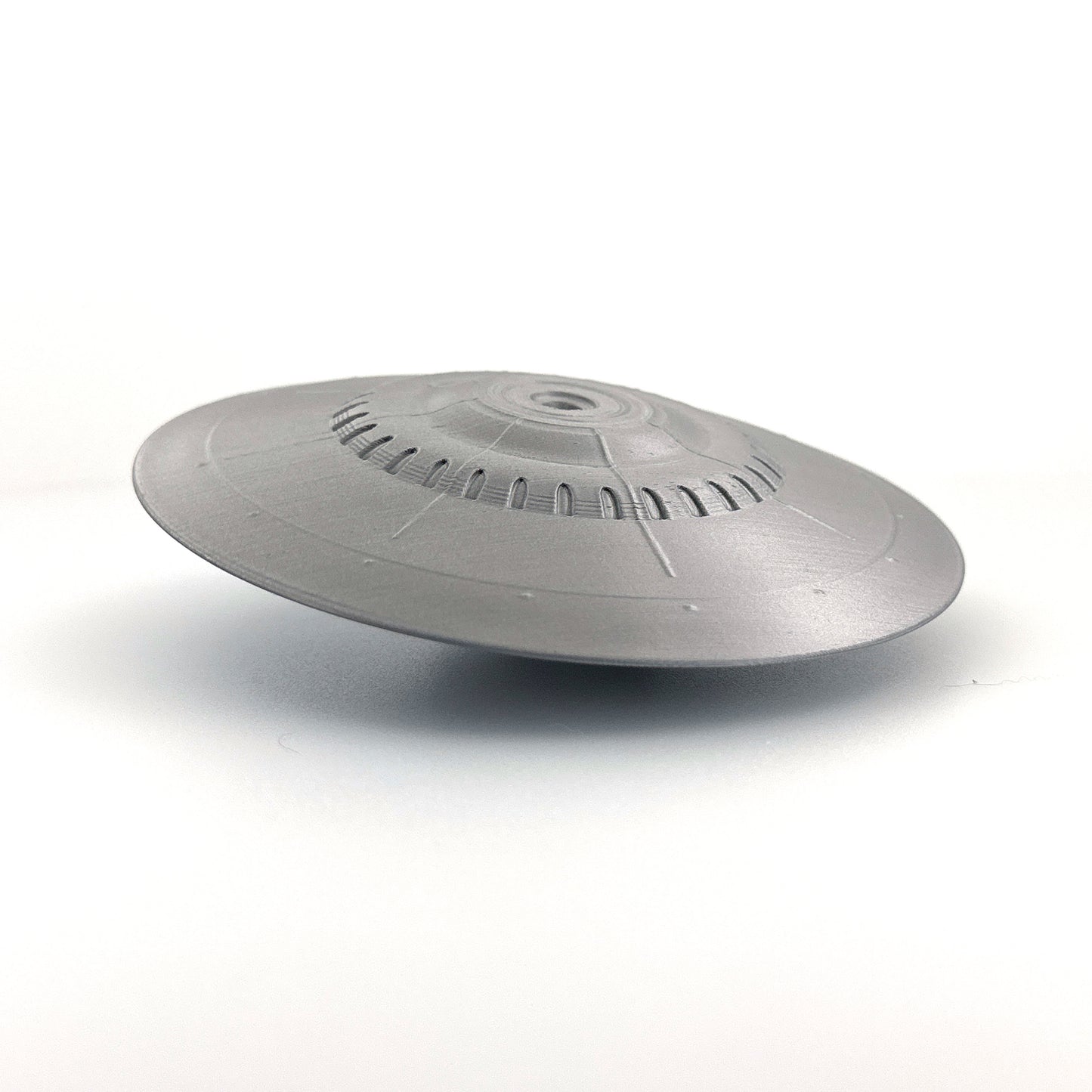 Area 51 Bob Lazar S4 Sport Model UFO - Alien Craft, Extraterrestrial Spaceship, 4 Sizes, Silver Grey Accents, Sci-Fi Collectible, UFO Decor