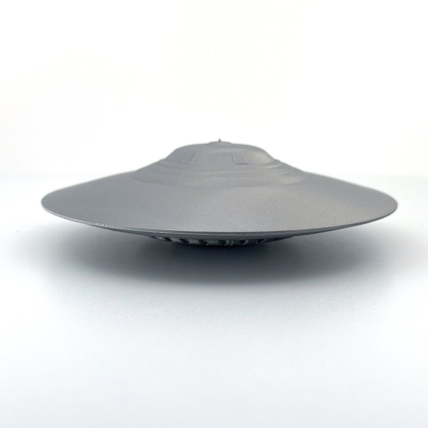 Area 51 Bob Lazar S4 Sport Model UFO - Alien Craft, Extraterrestrial Spaceship, 4 Sizes, Silver Grey Accents, Sci-Fi Collectible, UFO Decor