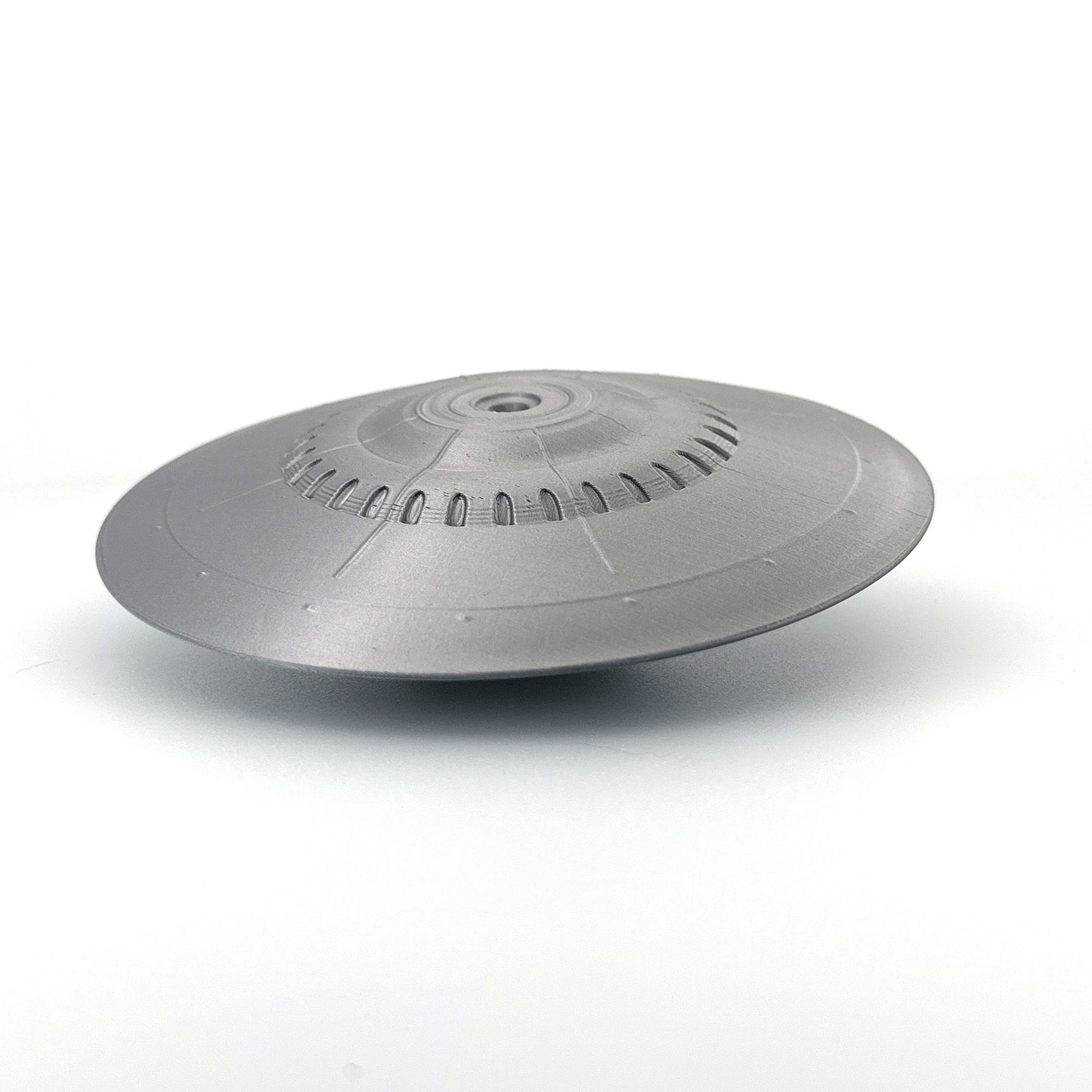 Area 51 Bob Lazar S4 Sport Model UFO - Alien Craft, Extraterrestrial Spaceship, 4 Sizes, Silver Grey Accents, Sci-Fi Collectible, UFO Decor