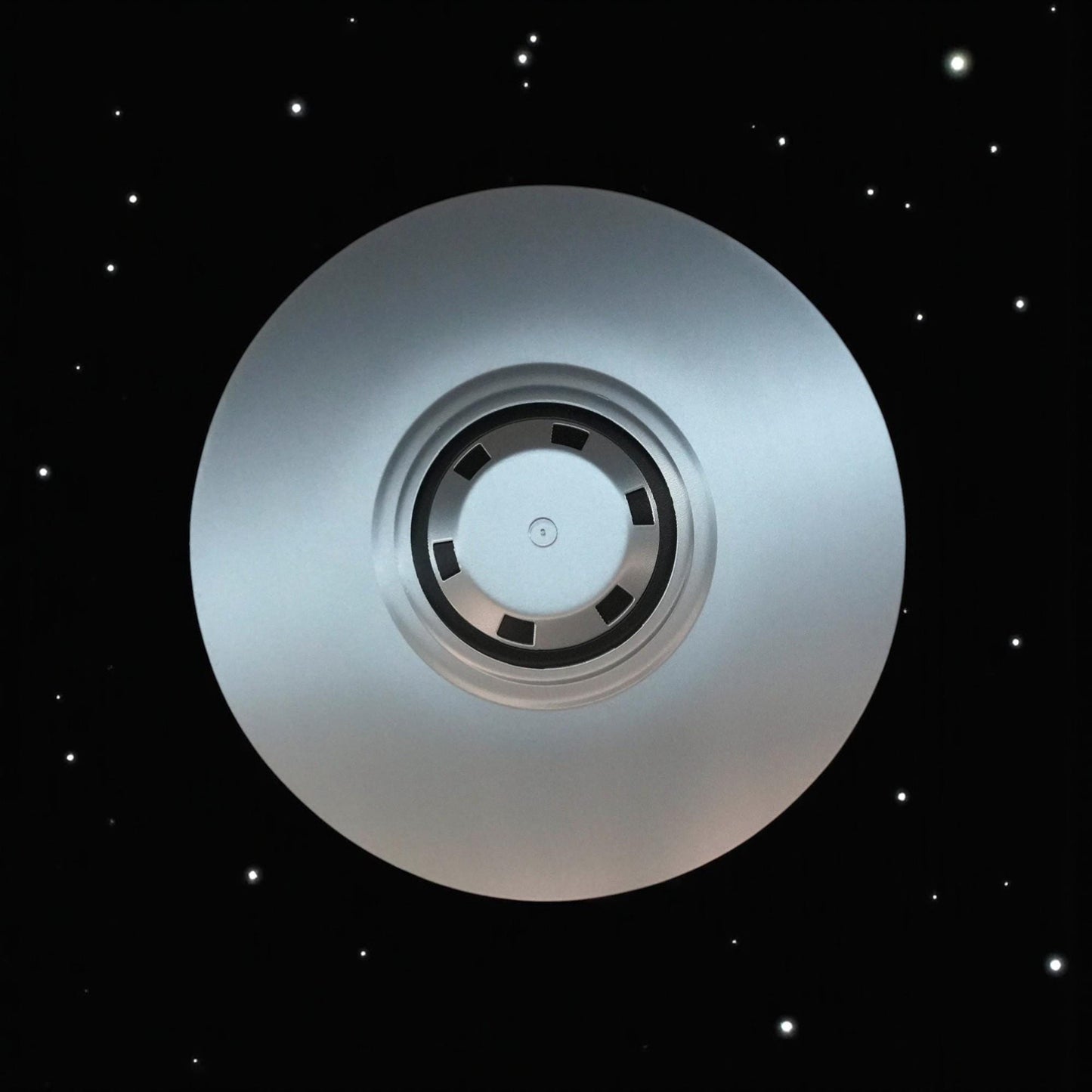 Bob Lazar UFO Model | Area 51 Flying Saucer | 3D Printed Silver & Black Replica | 4–12″ Sizes + Stand