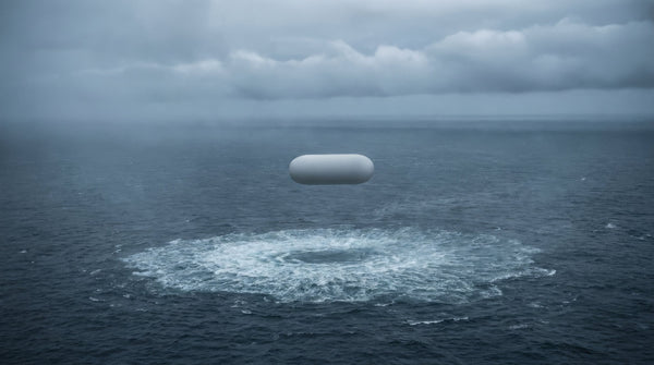 Tic Tac UFO hovering over churning ocean during the 2004 USS Nimitz encounter