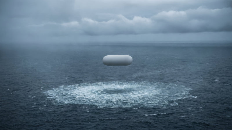 Tic Tac UFO hovering over churning ocean during the 2004 USS Nimitz encounter