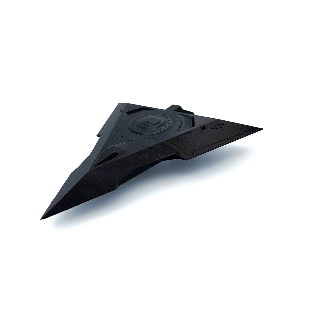TR-3B Black Manta Triangle UFO – 3D-Printed Replica | 6"–10"