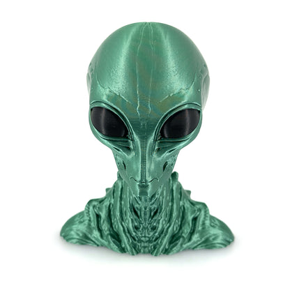 Insectoid Alien Head Bust