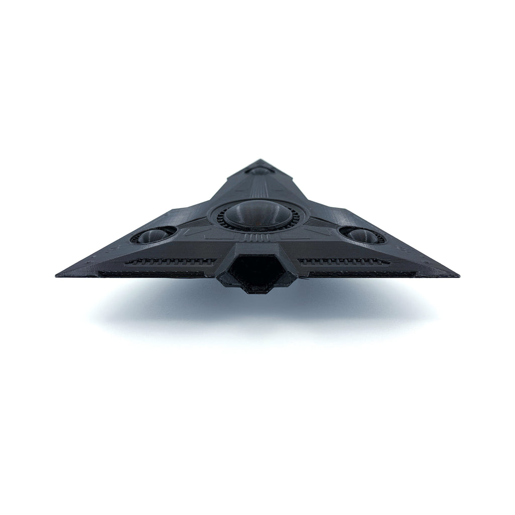 TR-3B Black Manta Triangle UFO – 3D-Printed Replica | 6"–10"