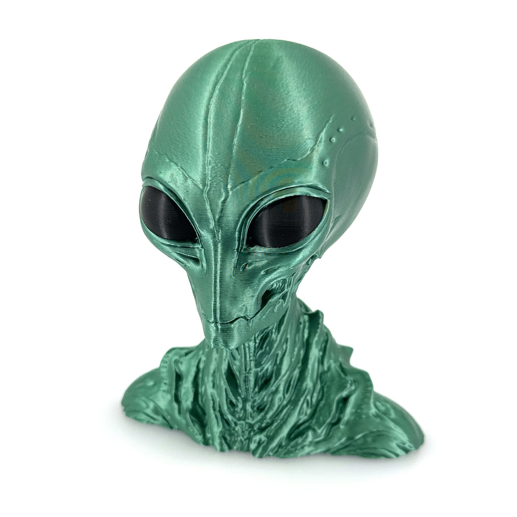 Insectoid Alien Head Bust – Mantis Species Sculpture | 4"–10"