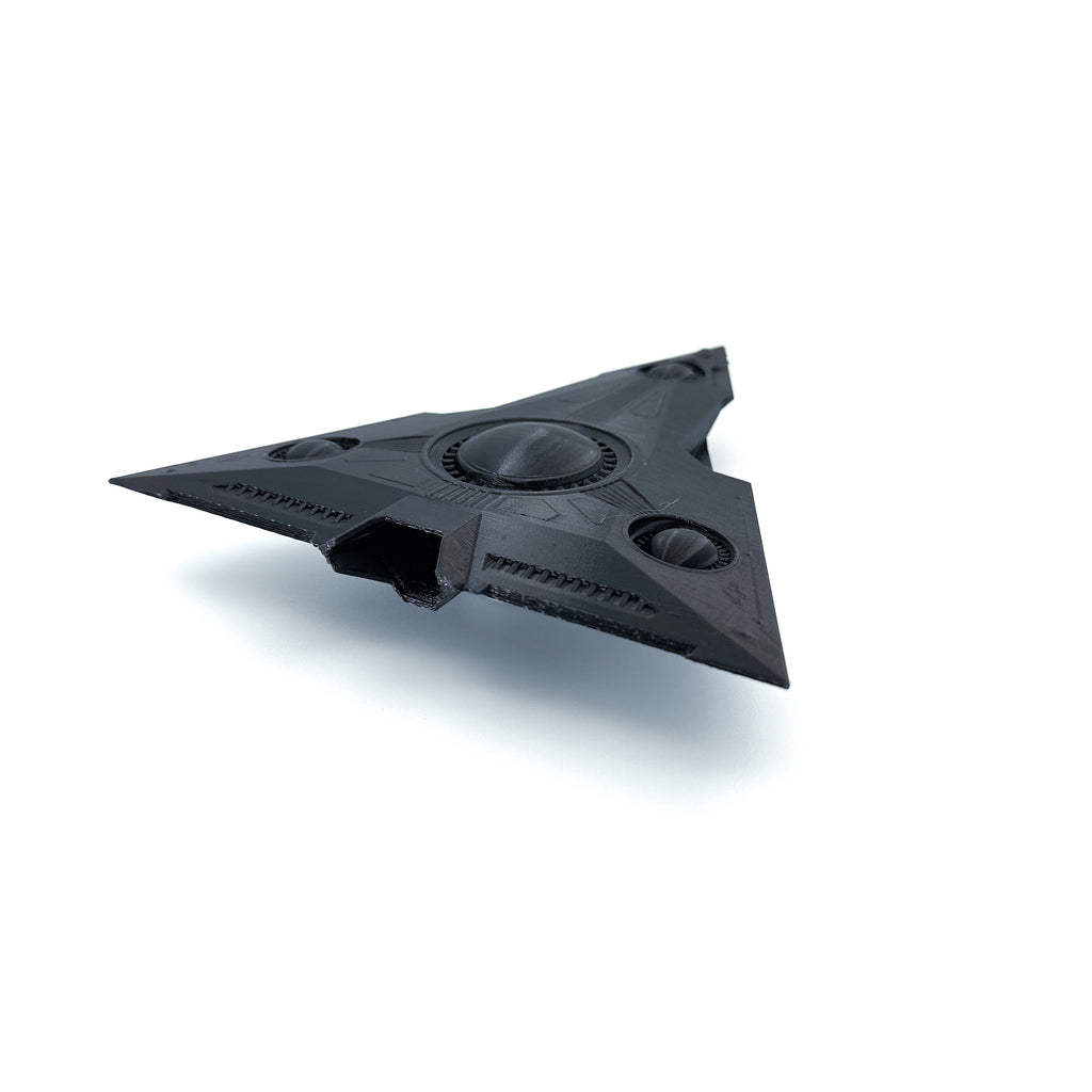 TR-3B Black Manta Triangle UFO – 3D-Printed Replica | 6"–10"
