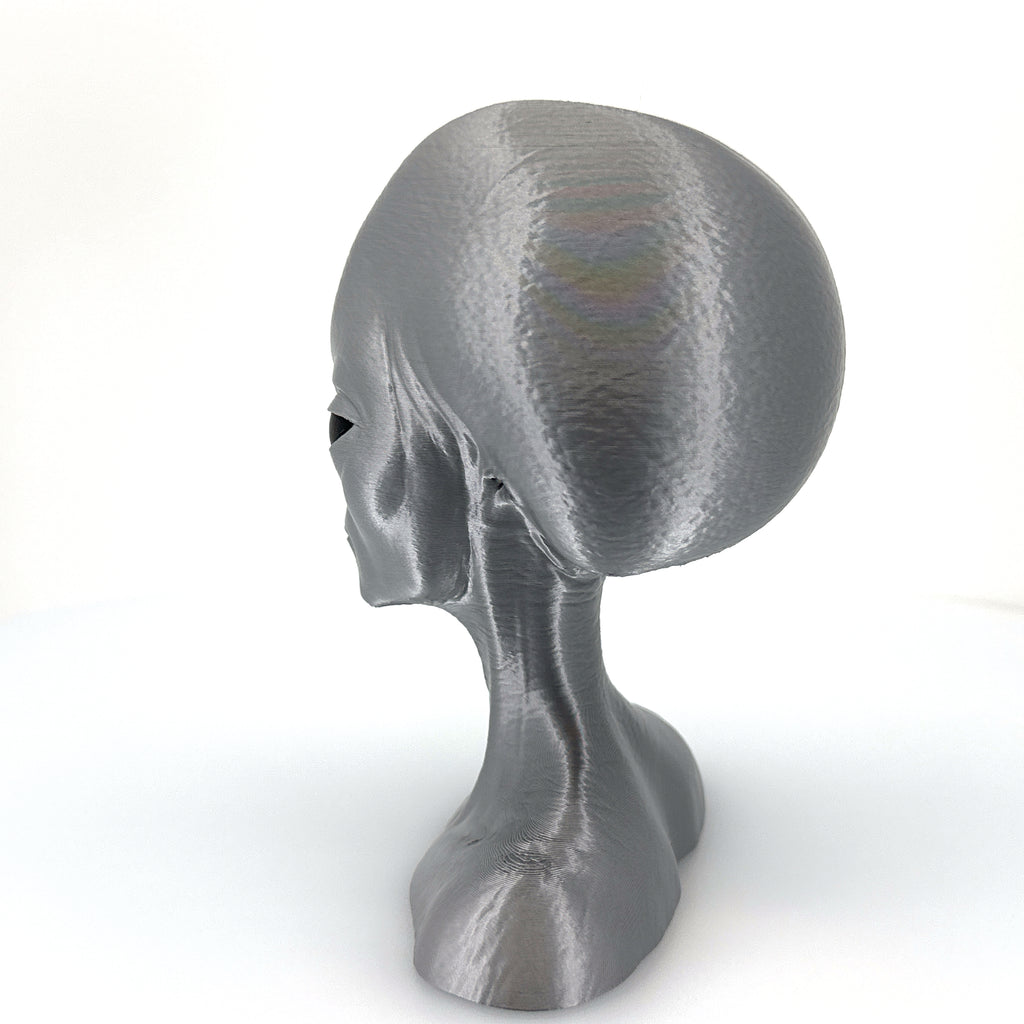 Roswell Grey Alien Bust from Zeta Reticuli – 3D Printed Sci-Fi Collectible