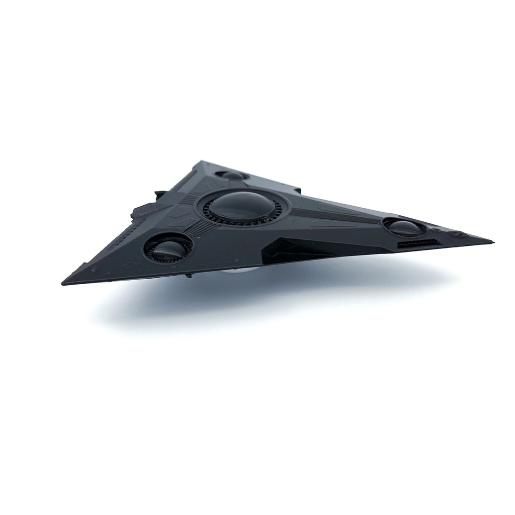 TR-3B Black Manta Triangle UFO – 3D-Printed Replica | 6"–10"