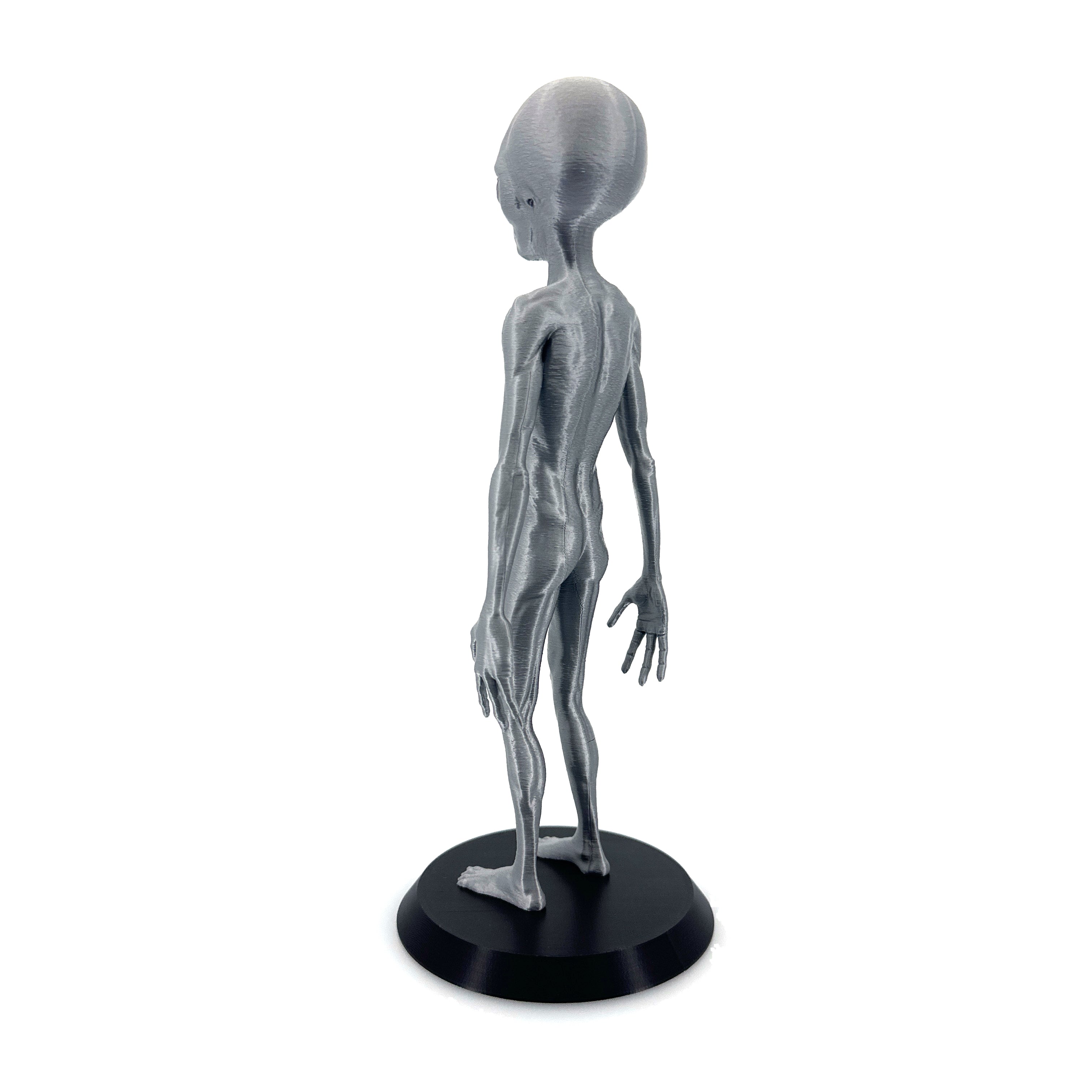 Grey Alien Figurine – 3D-Printed Collectible | 10"