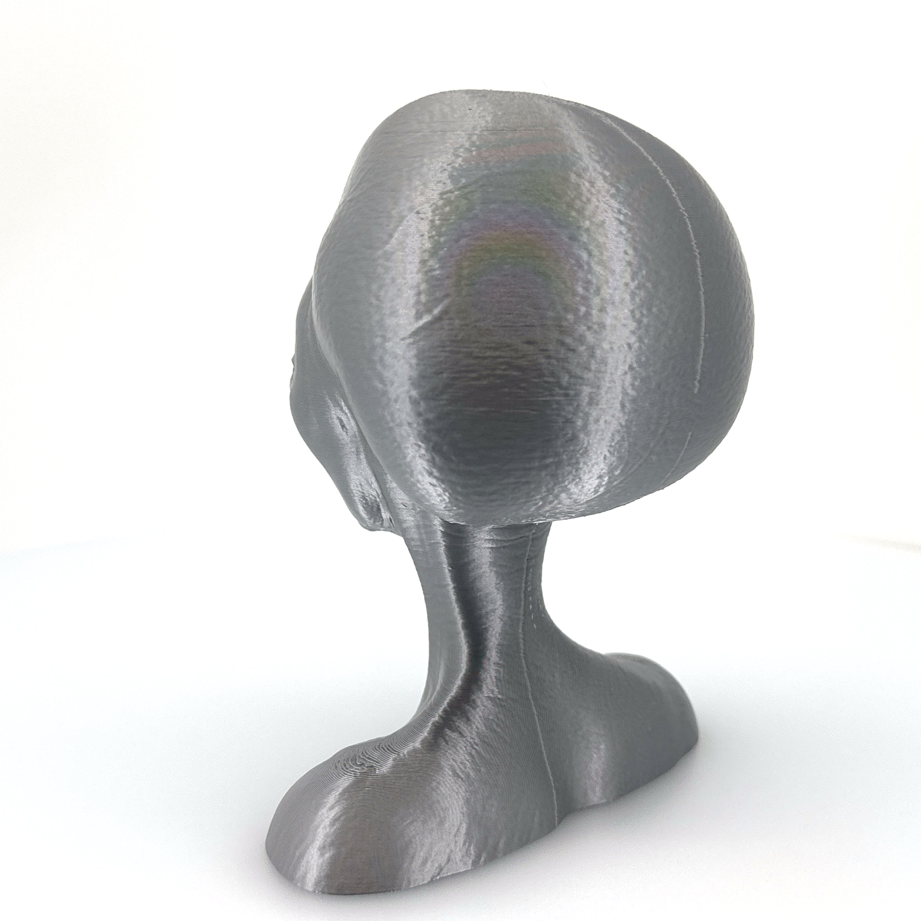 Roswell Grey Alien Bust from Zeta Reticuli – 3D Printed Sci-Fi Collectible