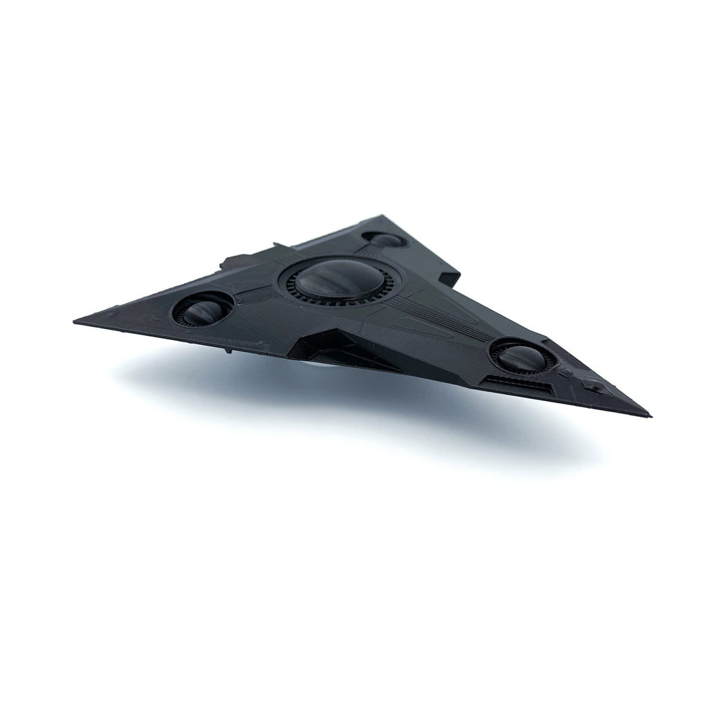 TR-3B Black Manta Triangle UFO – 3D-Printed Replica | 6"–10"