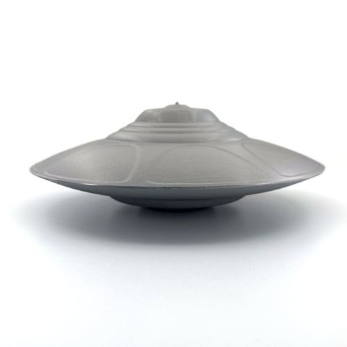 Area 51 Bob Lazar S4 Sport Model UFO, Alien Craft v2, Extraterrestrial Spaceship, 4 Sizes, Silver Grey, Sci-Fi Collectible, UFO Decor