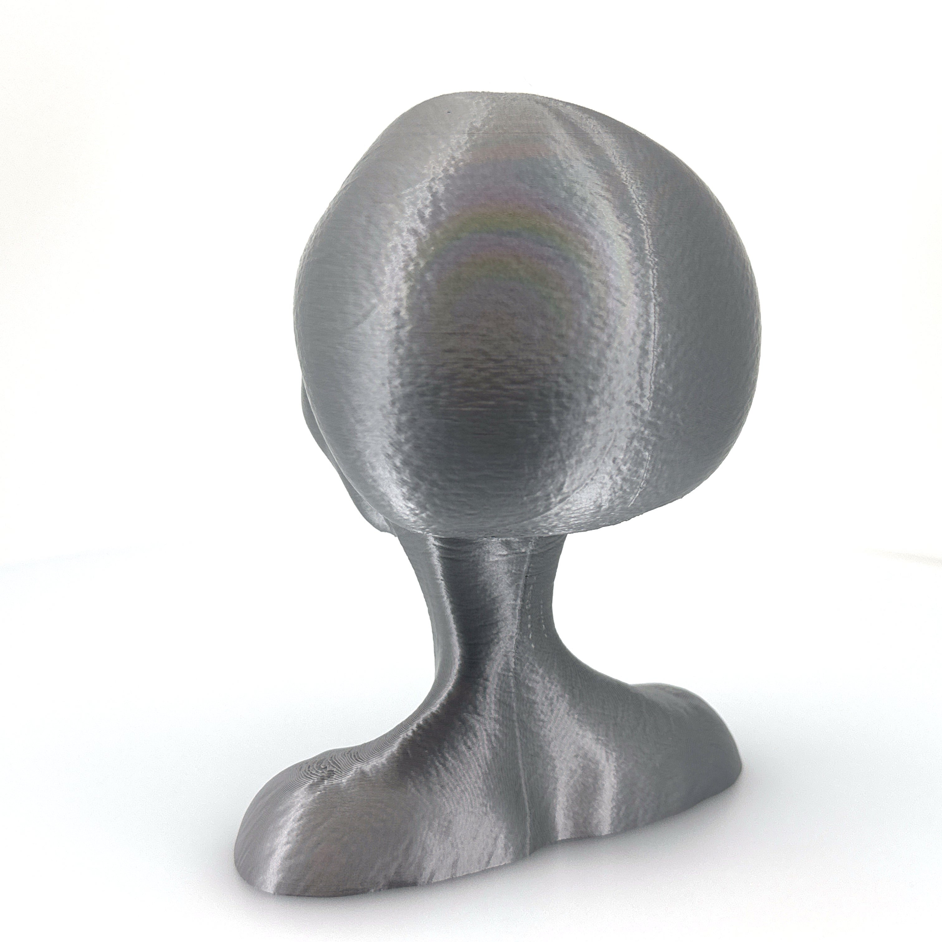 Roswell Grey Alien Bust from Zeta Reticuli – 3D Printed Sci-Fi Collectible