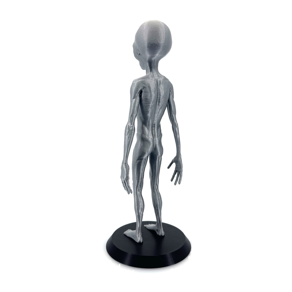 Grey Alien Figurine – 3D-Printed Collectible | 10"
