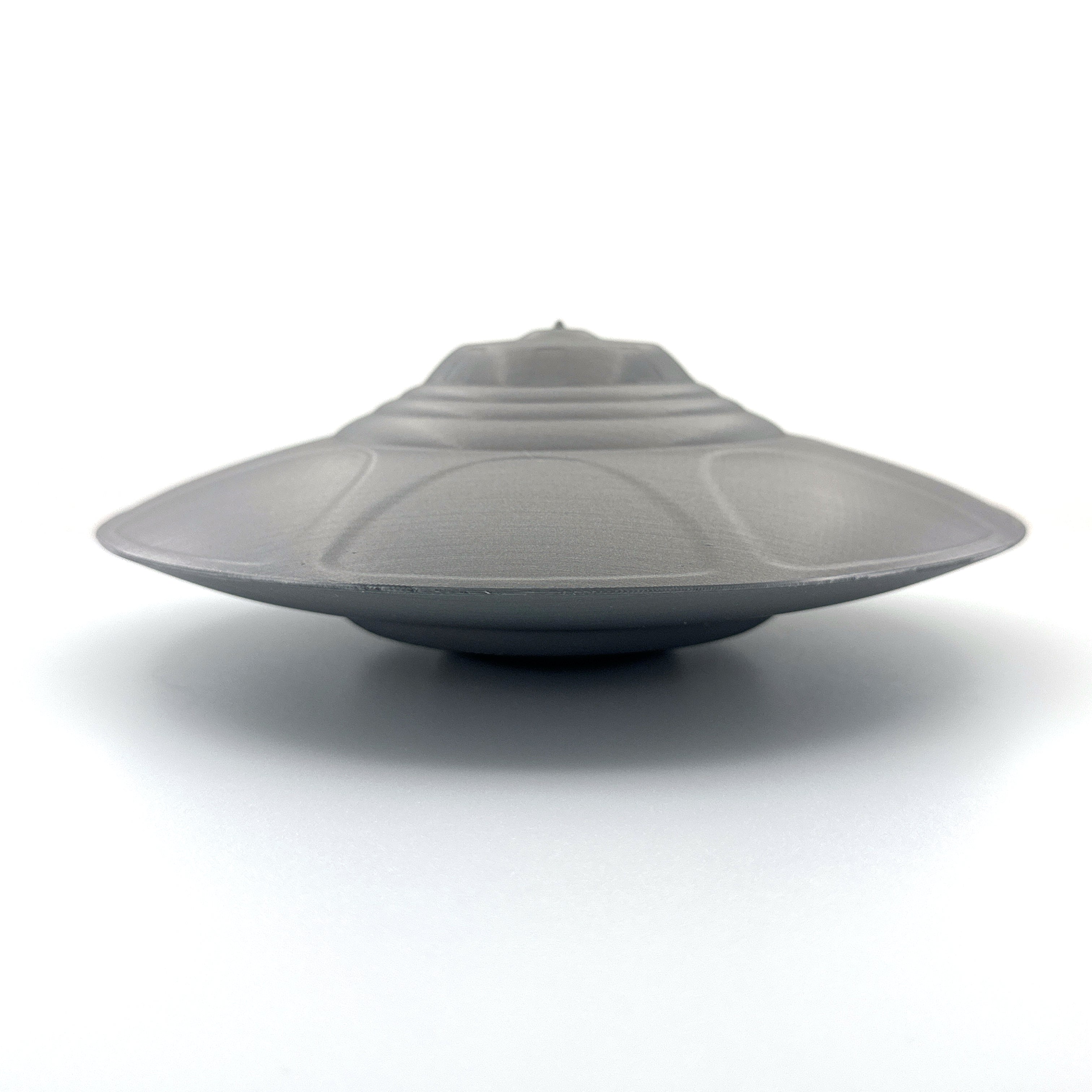 Area 51 Bob Lazar S4 Sport Model UFO, Alien Craft v2, Extraterrestrial Spaceship, 4 Sizes, Silver Grey, Sci-Fi Collectible, UFO Decor