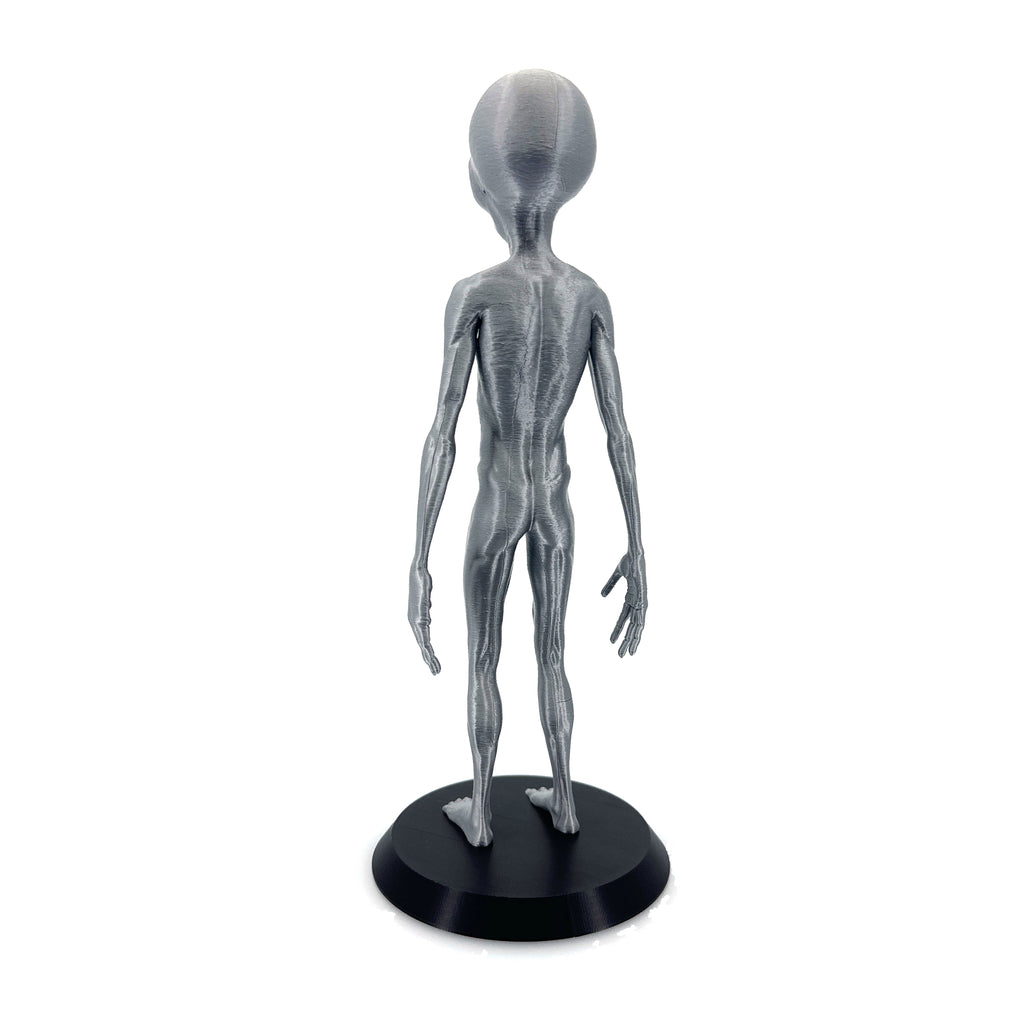 Grey Alien Figurine – 3D-Printed Collectible | 10"