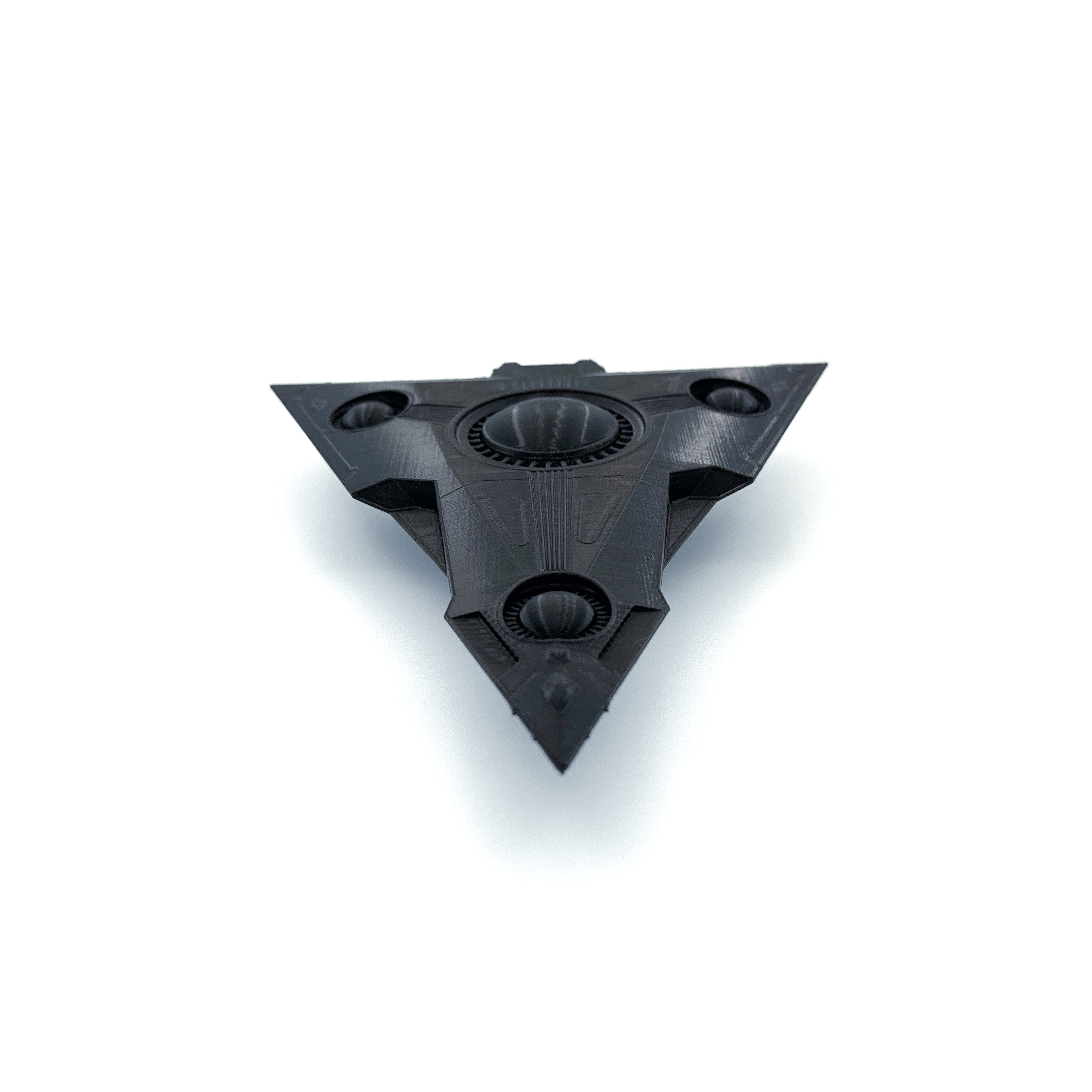 TR-3B Black Manta Triangle UFO – 3D-Printed Replica | 6"–10"