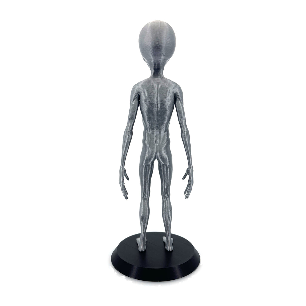 Grey Alien Figurine – 3D-Printed Collectible | 10"