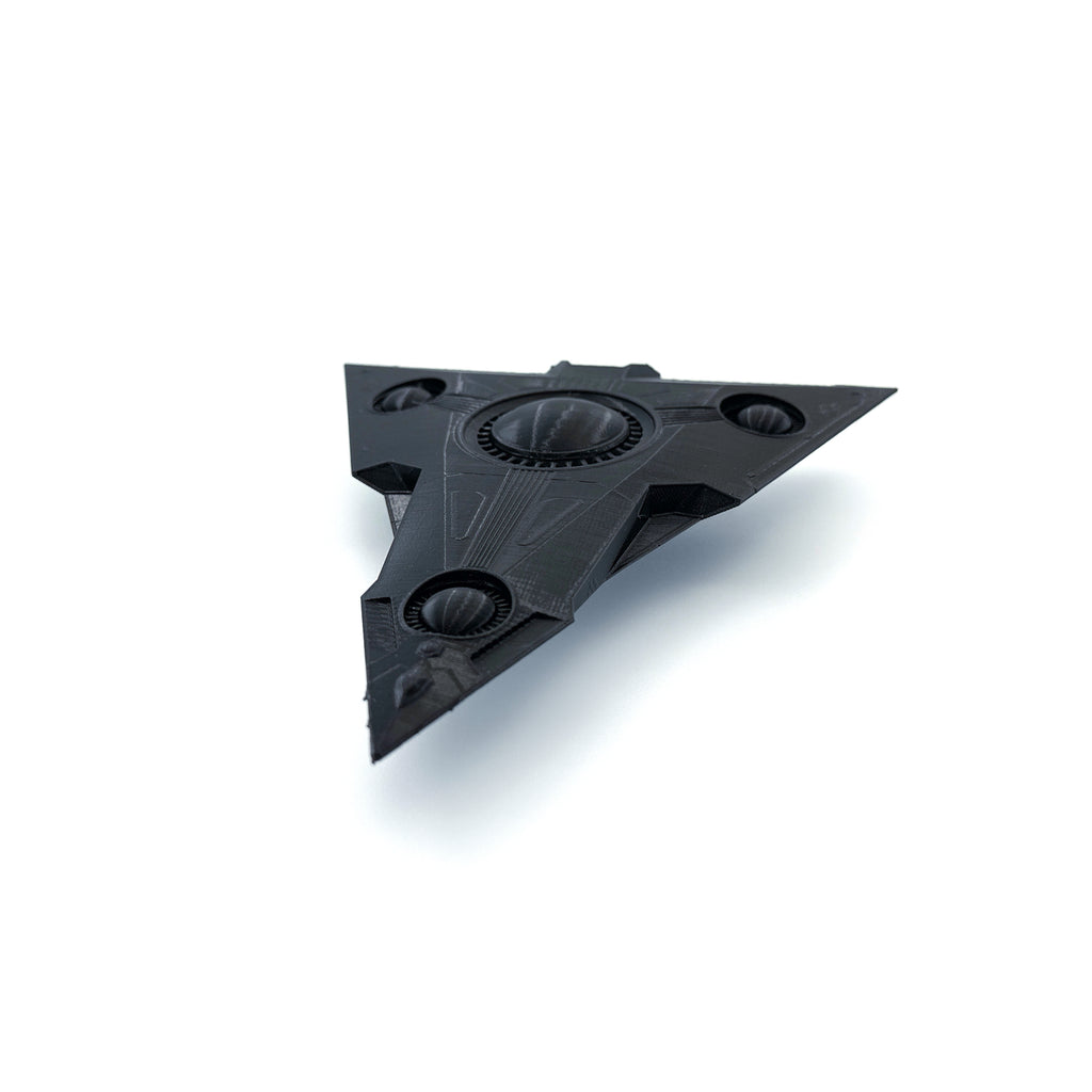TR-3B Black Manta Triangle UFO – 3D-Printed Replica | 6"–10"
