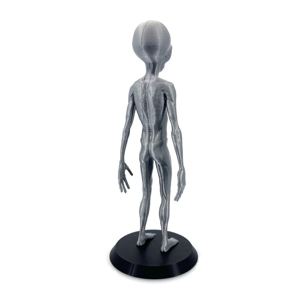 Grey Alien Figurine – 3D-Printed Collectible | 10"
