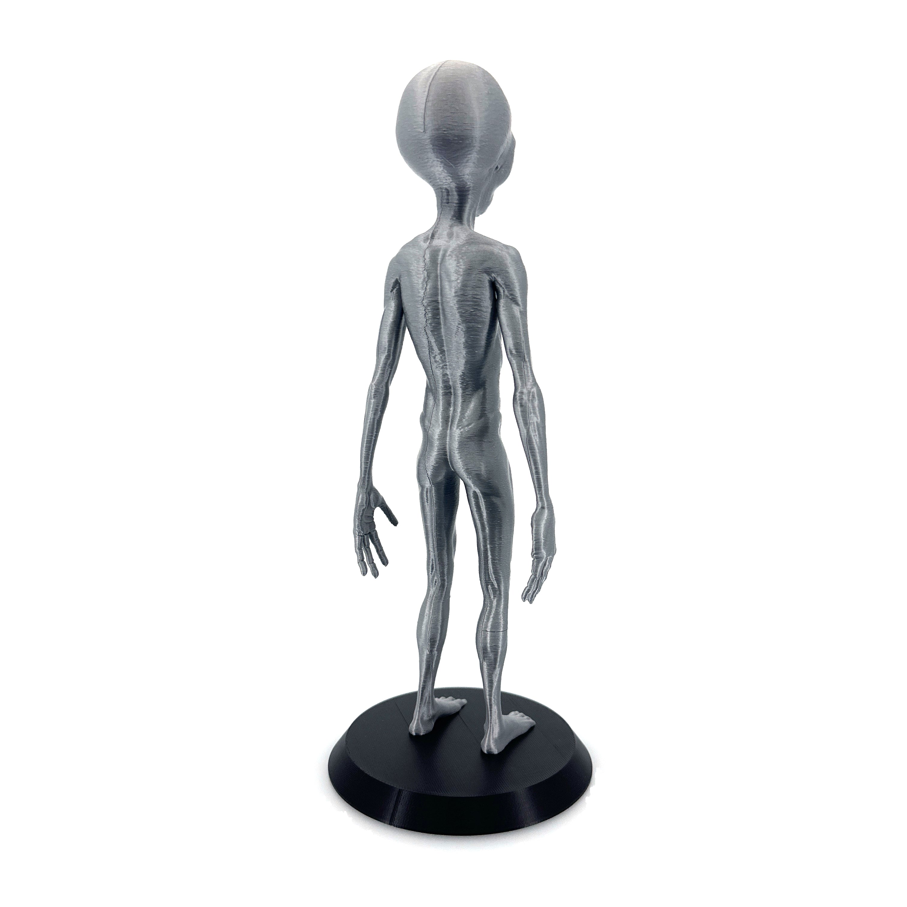 Grey Alien Figurine – 3D-Printed Collectible | 10"