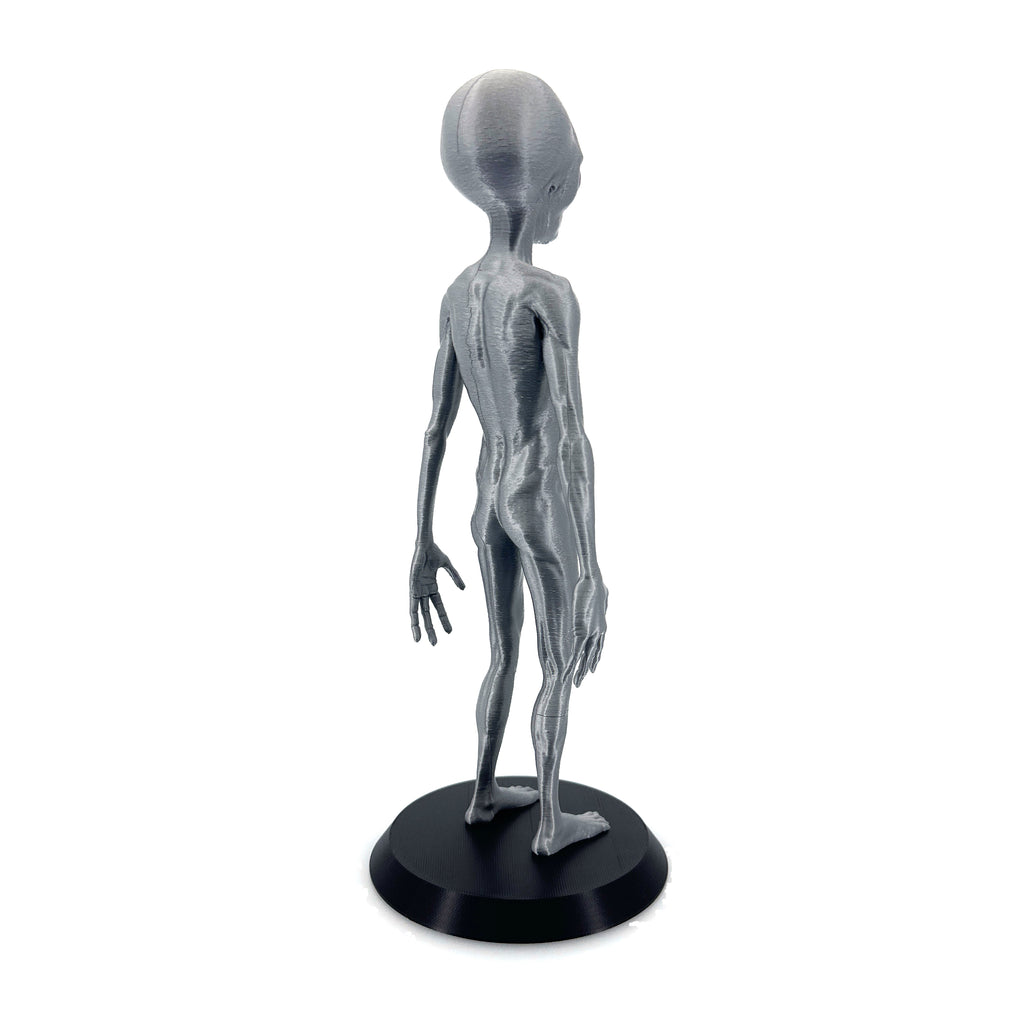 Grey Alien Figurine – 3D-Printed Collectible | 10"