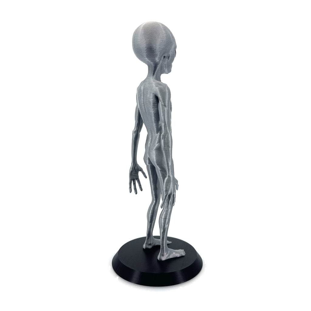 Grey Alien Figurine – 3D-Printed Collectible | 10"