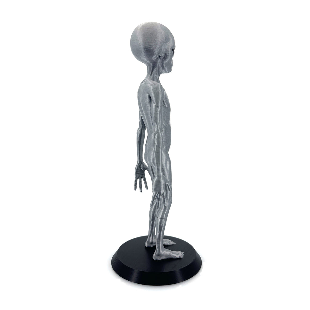 Grey Alien Figurine – 3D-Printed Collectible | 10"