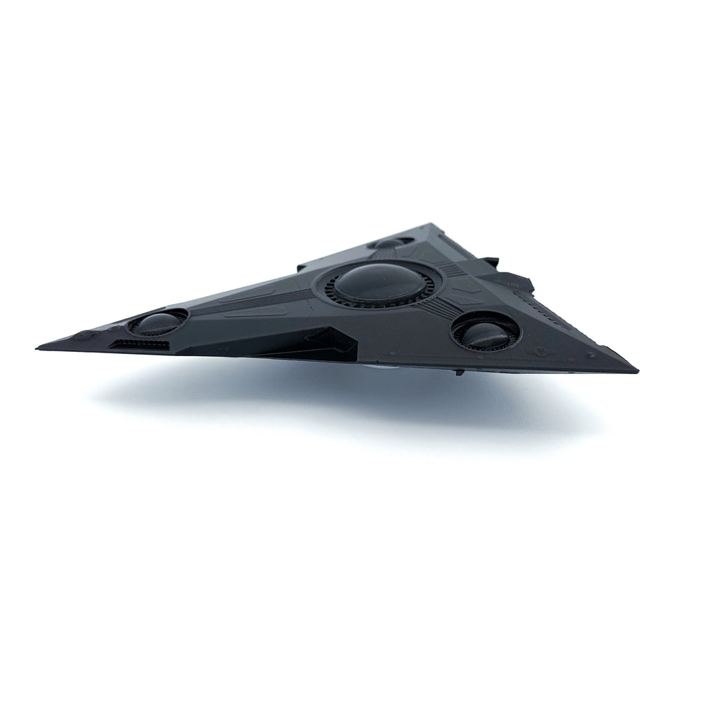 TR-3B Black Manta Triangle UFO – 3D-Printed Replica | 6"–10"