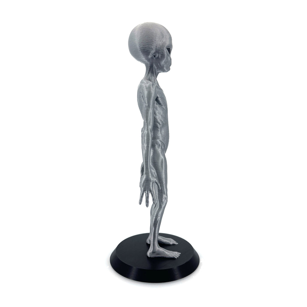 Grey Alien Figurine – 3D-Printed Collectible | 10"
