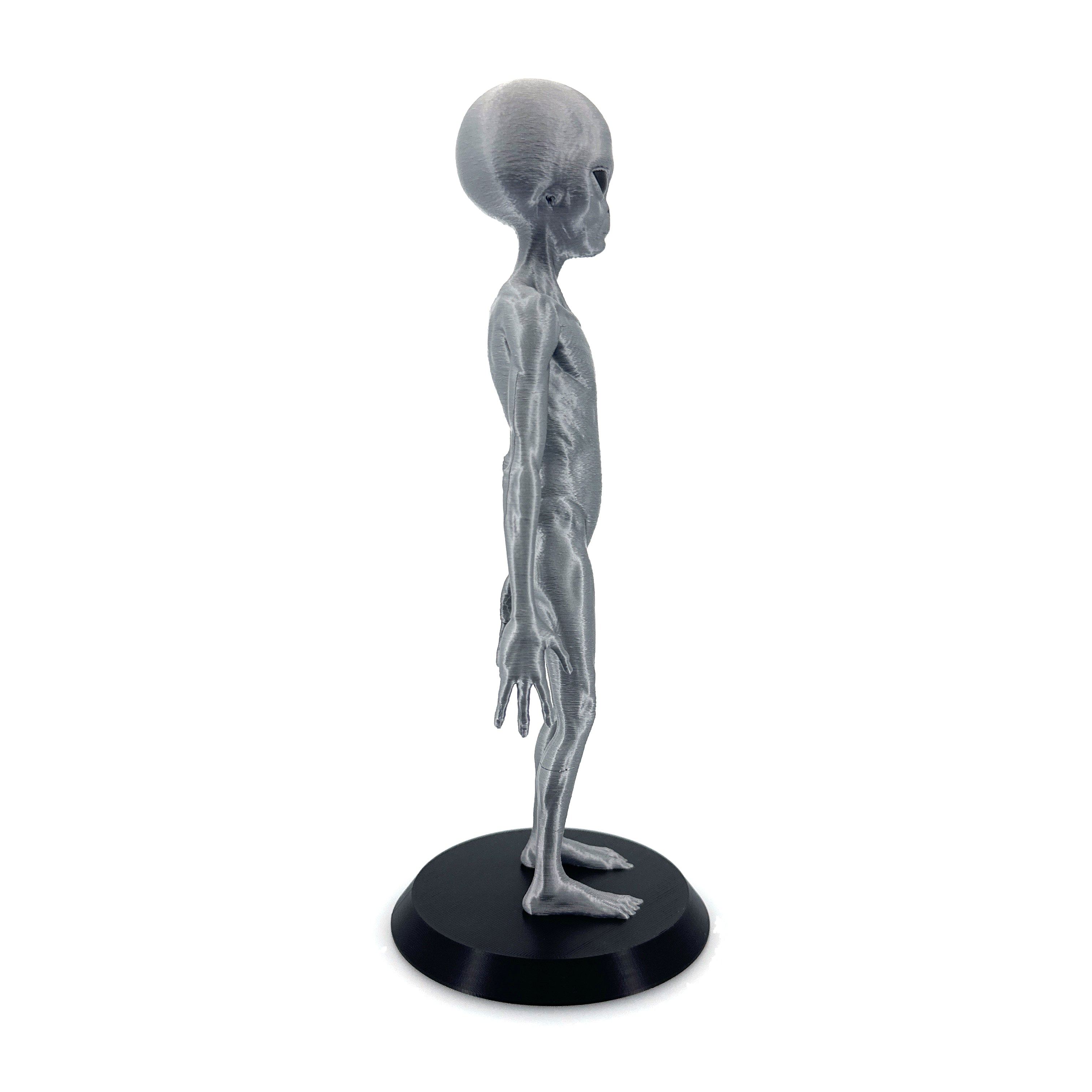 Grey Alien Figurine – 3D-Printed Collectible | 10"