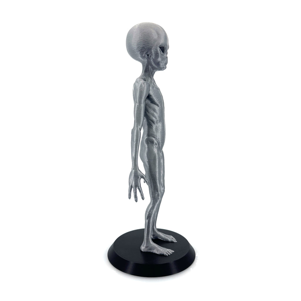 Grey Alien Figurine – 3D-Printed Collectible | 10"
