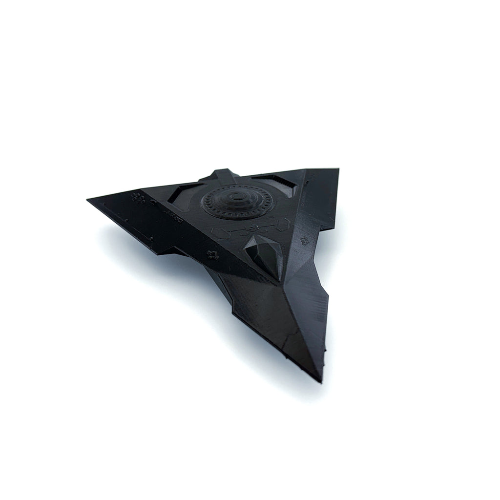 TR-3B Black Manta Triangle UFO – 3D-Printed Replica | 6"–10"