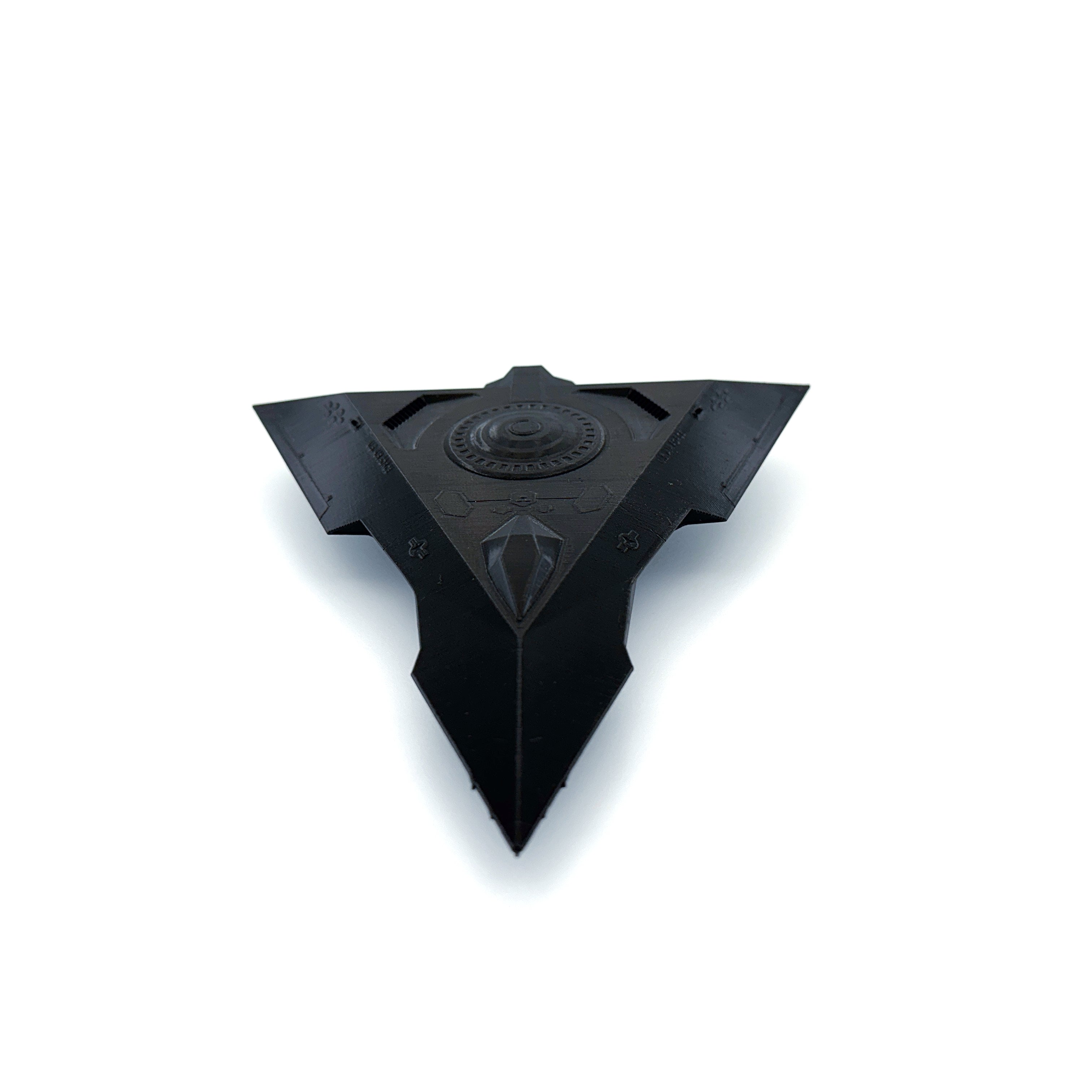 TR-3B Black Manta Triangle UFO – 3D-Printed Replica | 6"–10"