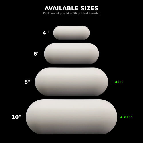 Tic Tac UFO available sizes 4 6 8 10 inch