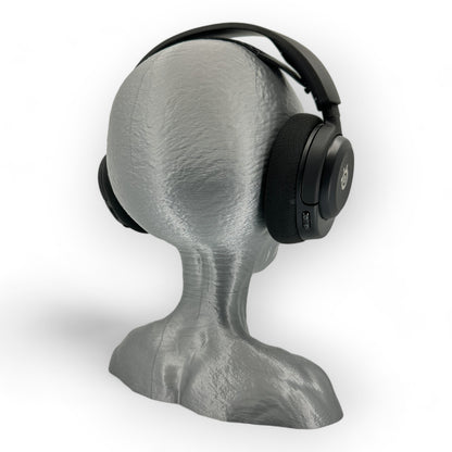 Grey Alien Headphone Stand 12" Tall