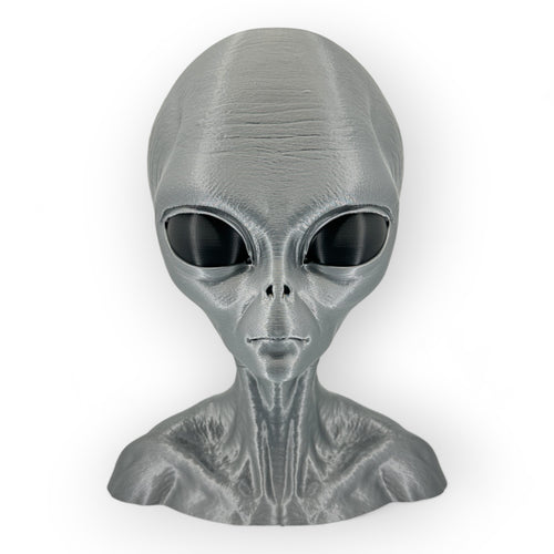 Grey Alien Headphone Stand – Gaming Headset Holder | 12"