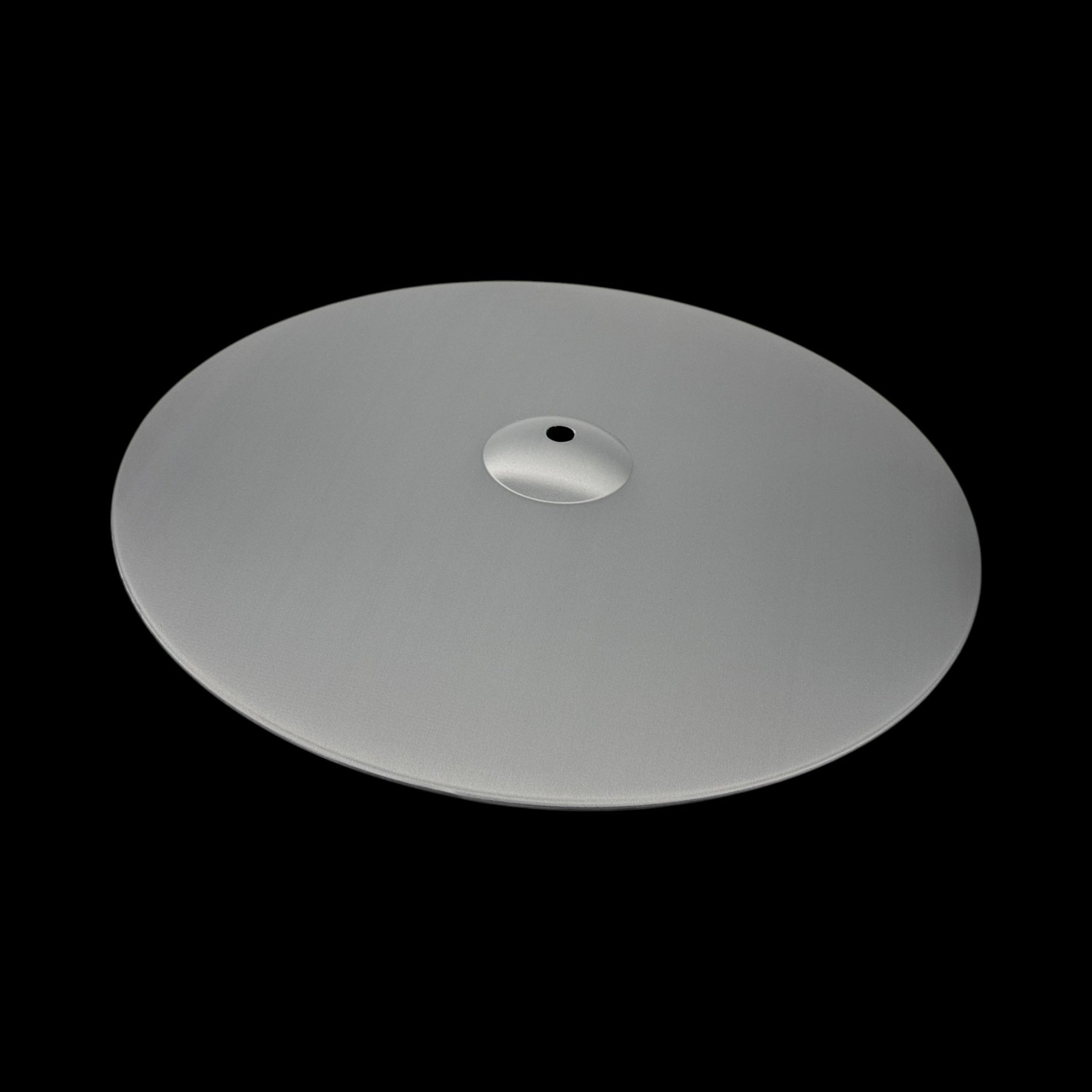 Aztec 1948 UFO – Hart Canyon Crash – 6"–12" — view 4, 3D printed replica on black background