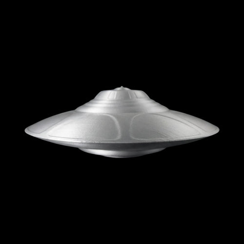 Classic Flying Saucer 3 Inch Desktop UFO Replica - 3D Printed by UFODesigns3D