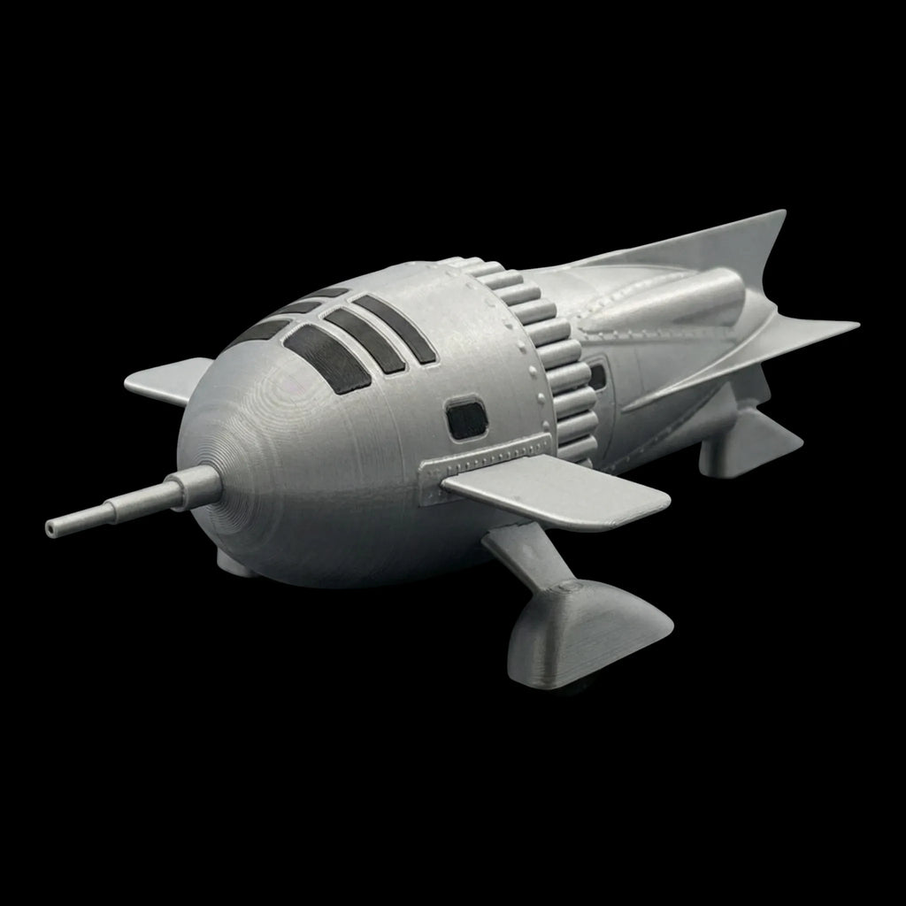 Dr. Zarkov's Rocket Ship Flash Gordon - 3D Printed by UFODesigns3D