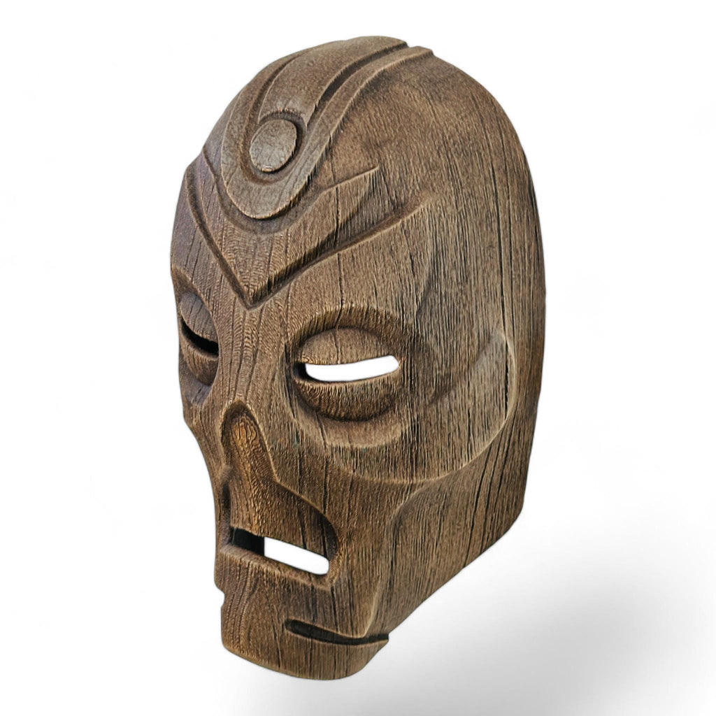 Dragon Priest Wooden Mask – Wearable - UFODesigns3D