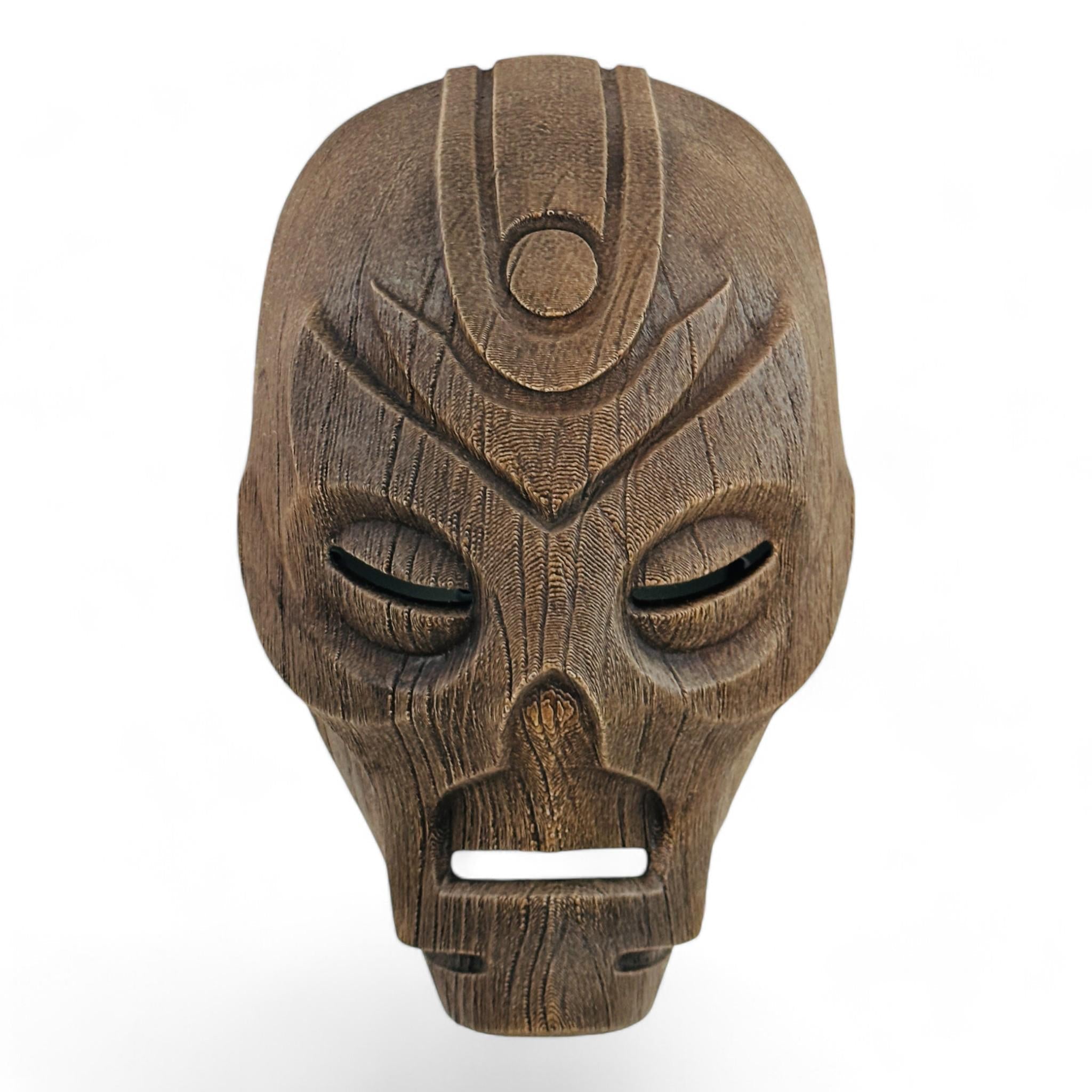 Dragon Priest Wooden Mask – Wearable - UFODesigns3D