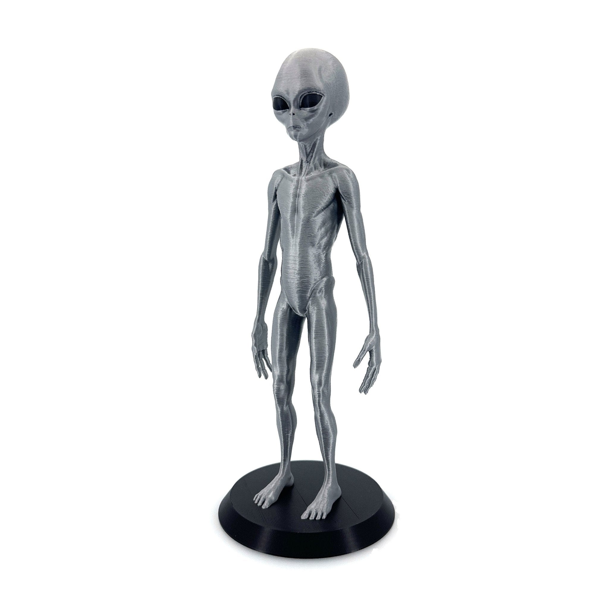 Grey Alien Figurine – 10" - UFODesigns3D