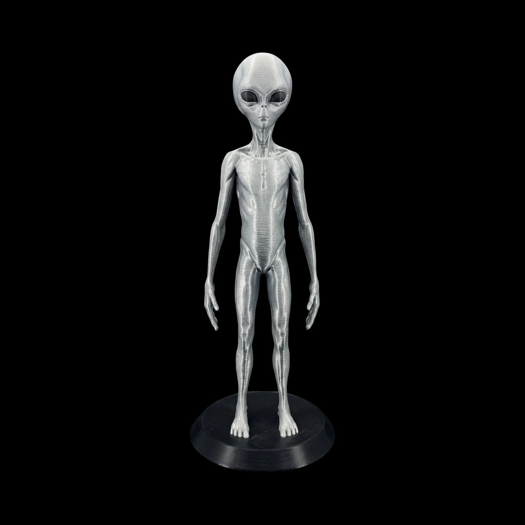 Grey Alien Figurine 10 Inch - 3D Printed by UFODesigns3D